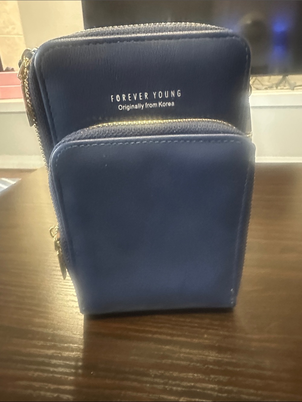 🔥 3 FOR $25 SALE 🔥 Forever Young Navy Blue Crossbody Phone Pouch